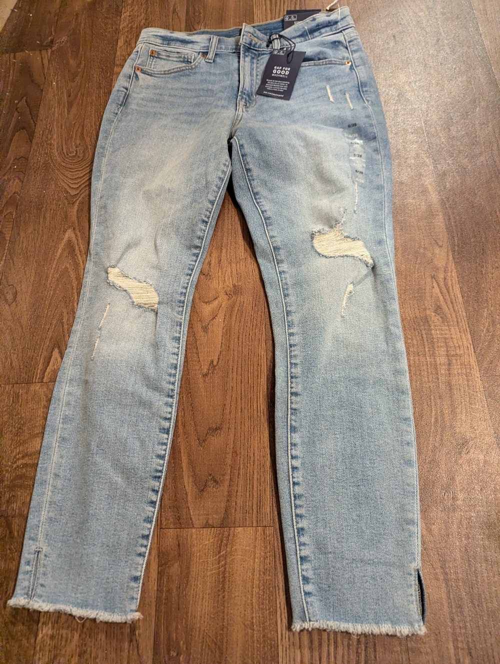 GAP True Skinny Ankle Denim Jeans Women's Size 6/28 New NWT Blue